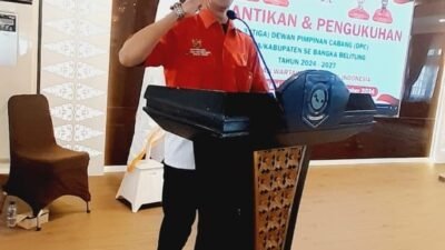 Kode Etik Kunci Profesional Jurnalis, Pesan Ketua DPD PWRI Babel Endy Nomansyah Kepada Anggota Yang di Lantik.