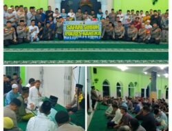 Jalin Kedekatan, Polres Bangka Gelar Safari Subuh dan Jumat Curhat di Masjid Baitussalam LDII