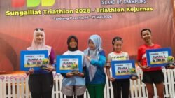 Yuli Juara Duathlon Female di Triathlon Sungailiat Island of Champions Kajurnas 2026