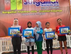 Yuli Juara Duathlon Female di Triathlon Sungailiat Island of Champions Kajurnas 2026
